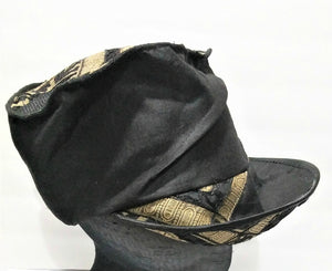 Black Gold Linen Hat