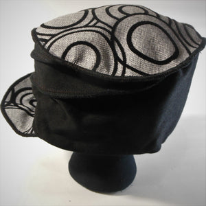 Black Sateen Hat